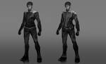 Characters concept sketch male by Ron-faure