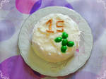 DA 15th Birthday Cake by Mrs-Freestar-Bul