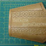 -Selama Ashal'anore- Leather Bracer WIP 12-09-13 1