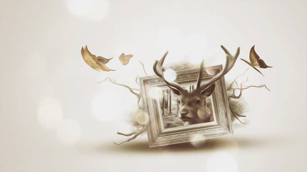 The Deer - (cartoon effect) (#Photoshop CS6)