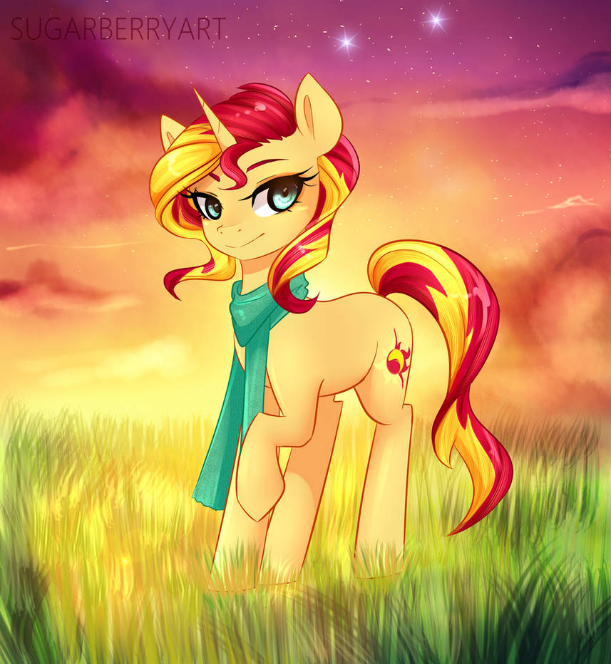 Sunset Shimmering by SugarberryArt