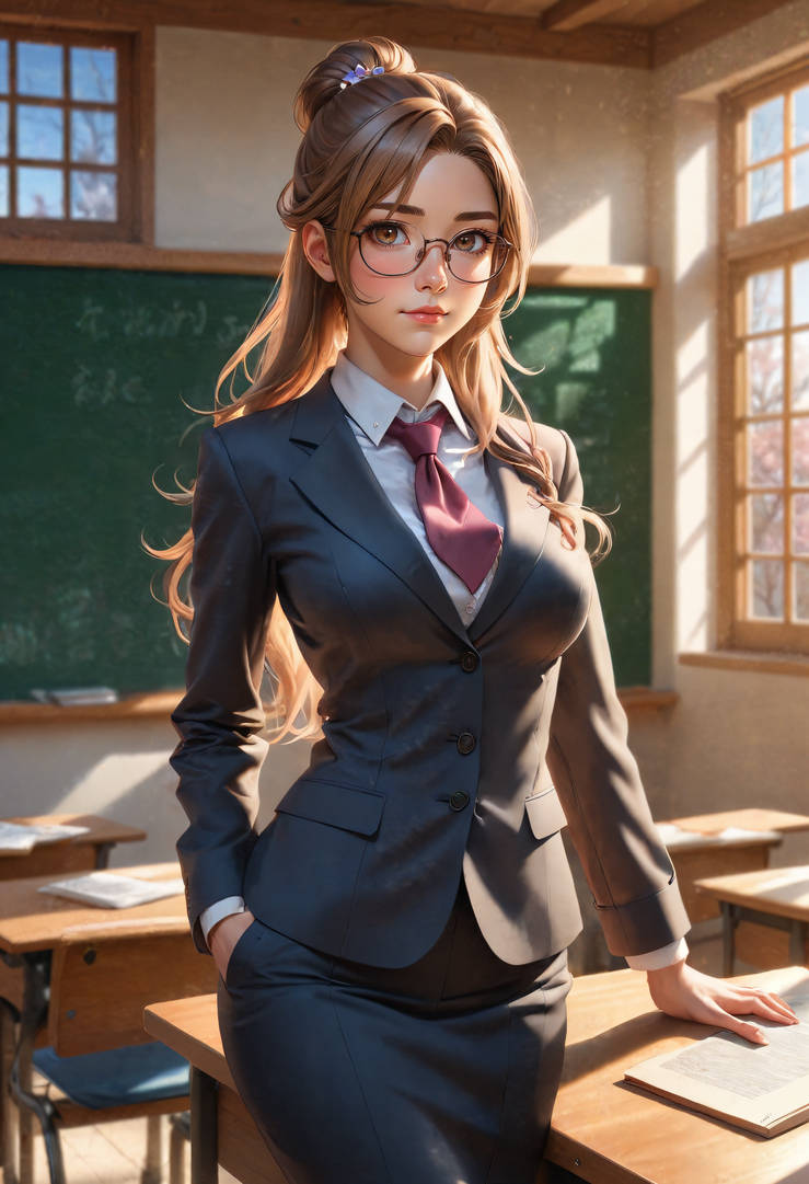 Teacher girl 2 by NeuroPic on DeviantArt