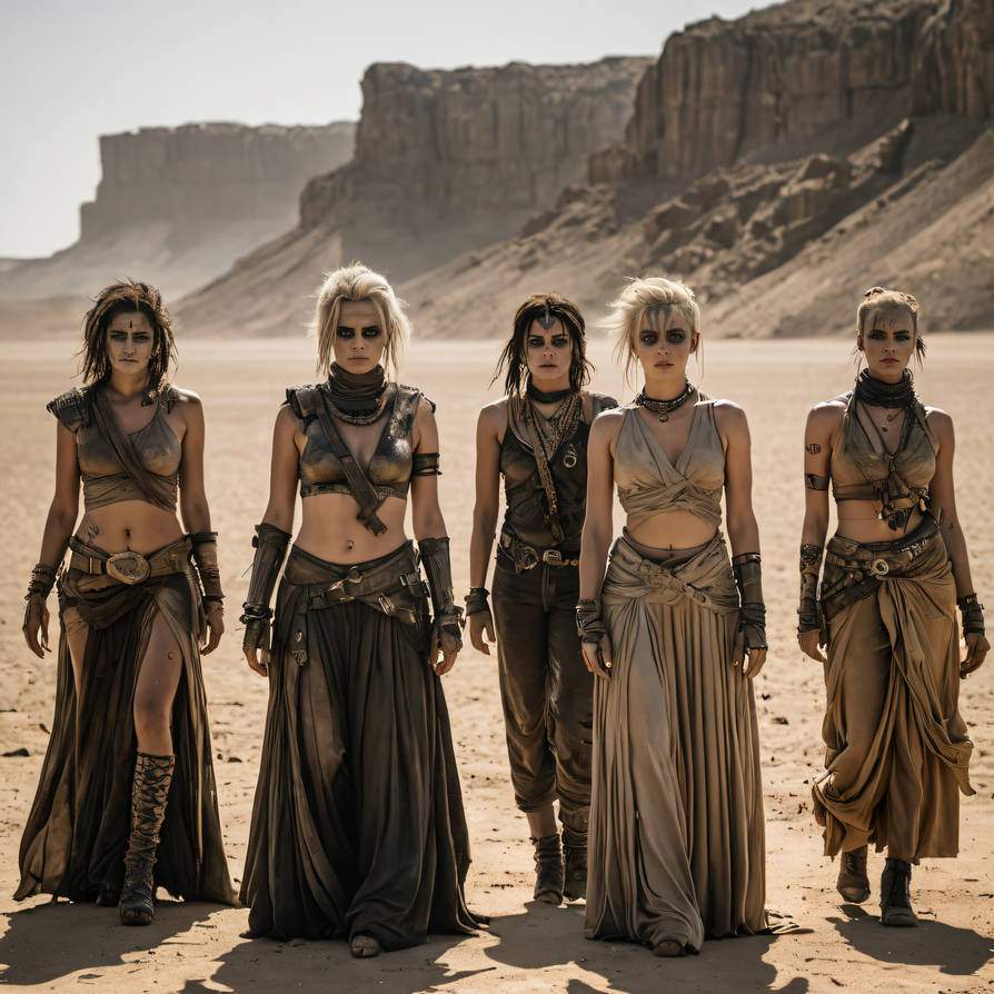 Pretty Apocalyse Post-apocalyptic girls 2 by NeuroPic on DeviantArt