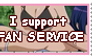 Stamp I support fan service