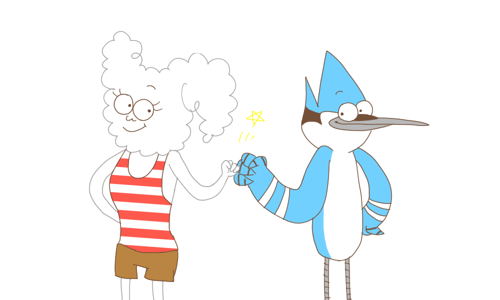 Mordecai and CJ