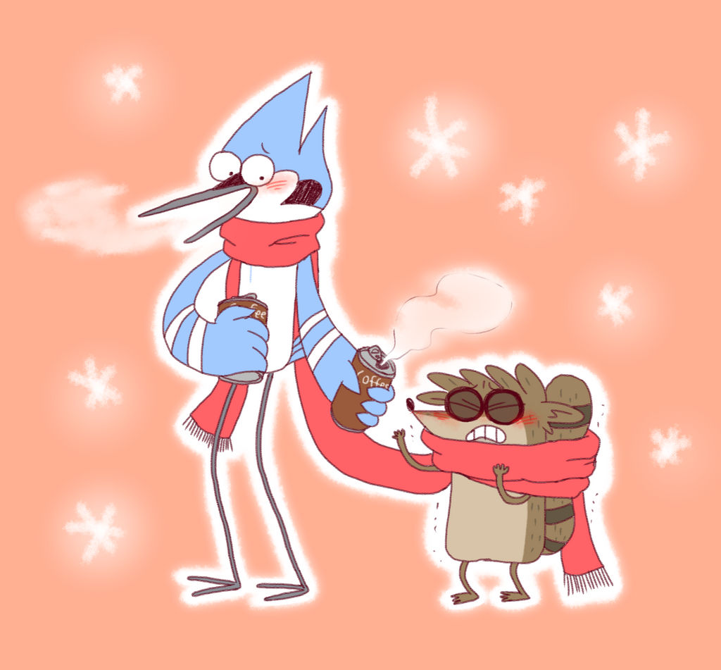 Mordecai and Rigby by OysteIce on DeviantArt