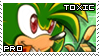 Toxic the Hedgehog Stamp