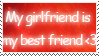 My Best Friend Stamp