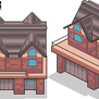 Tile isometric | Rustic house