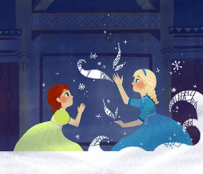 Elsa and Anna