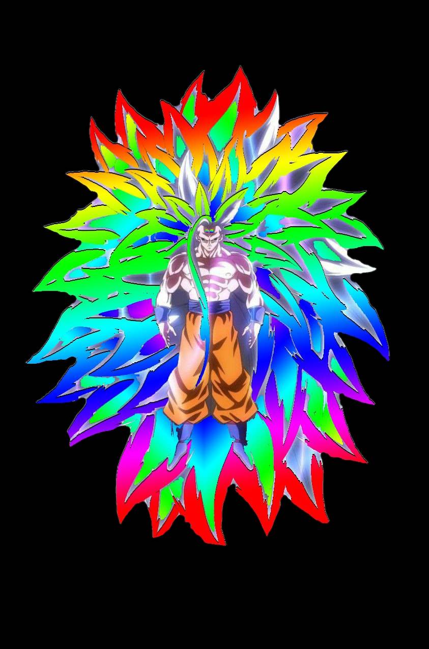 Rainbow infinity goku by Anax135gg on DeviantArt