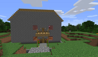 Minecraft Stone brick house