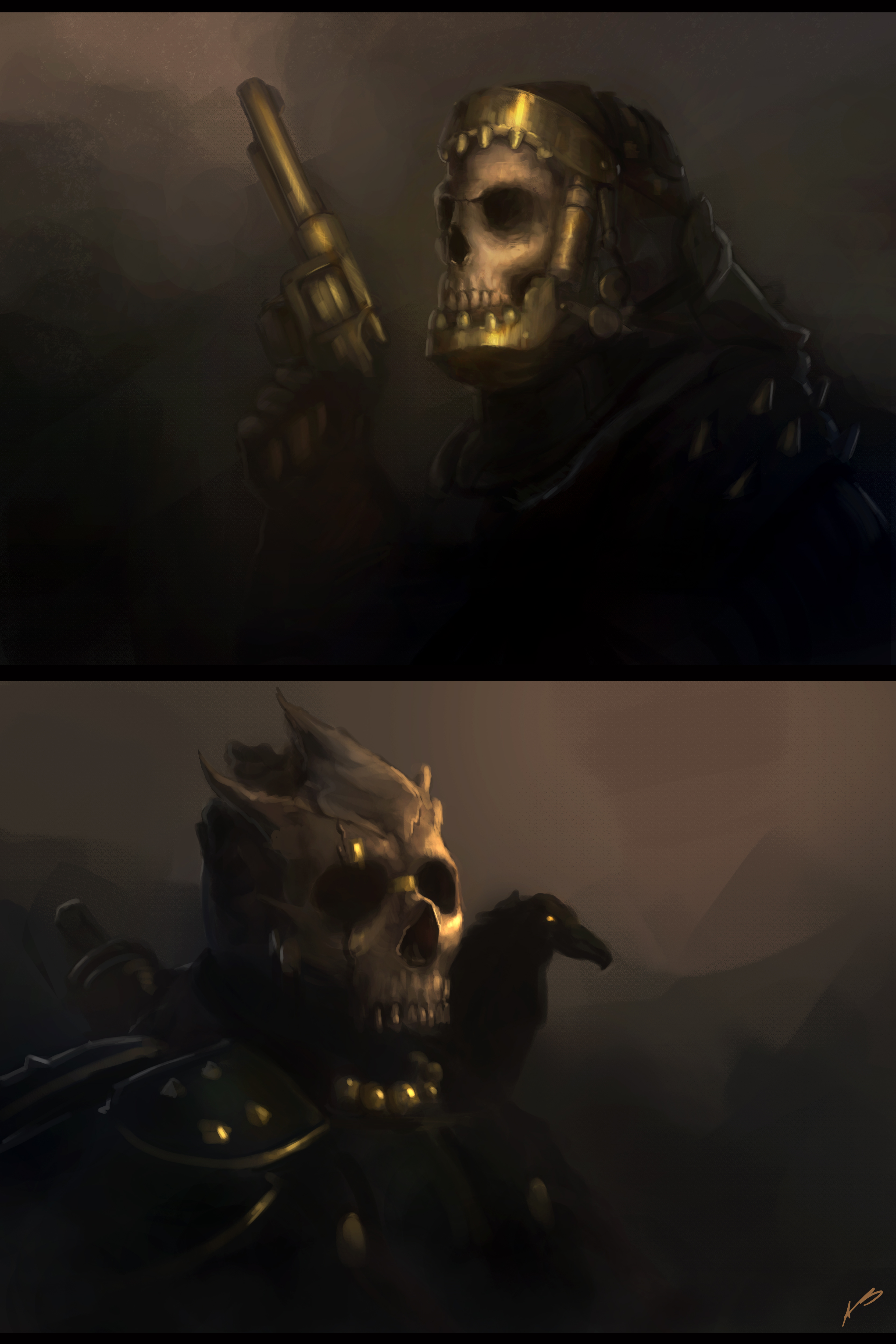 Skulls speedpaint