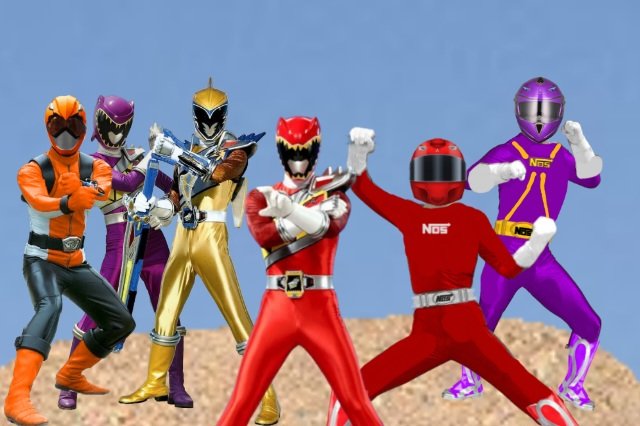 Power Rangers Race Wars Team Up with Beast a Dino by Superhasbro on ...