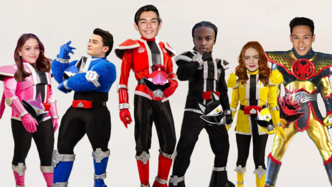 Power Rangers Japan Warriors Team Helmetless by Superhasbro on DeviantArt