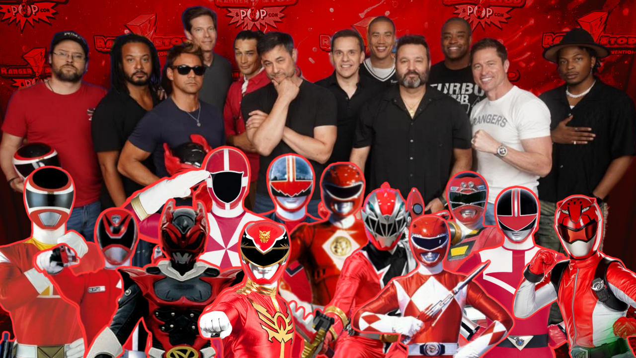 Red Forever Deviantart Forever Red Rangers At Rangerstop Atlanta (2025) by Superhasbro on ...