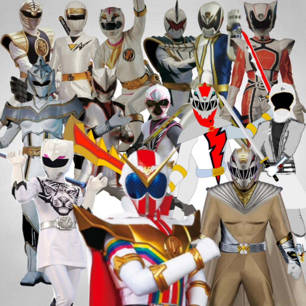 Forever White Rangers by Superhasbro on DeviantArt