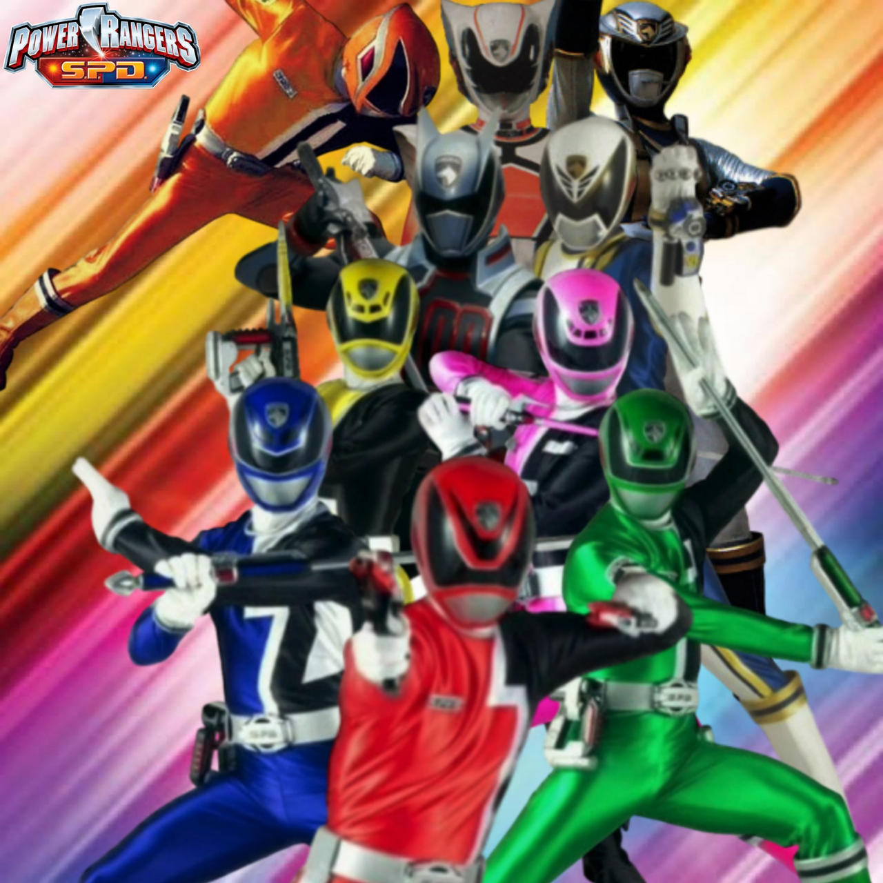 Spd Rangers Power Rangers SPD Team by Superhasbro on DeviantArt