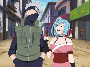 Kakashi and Mina [in Konoha]