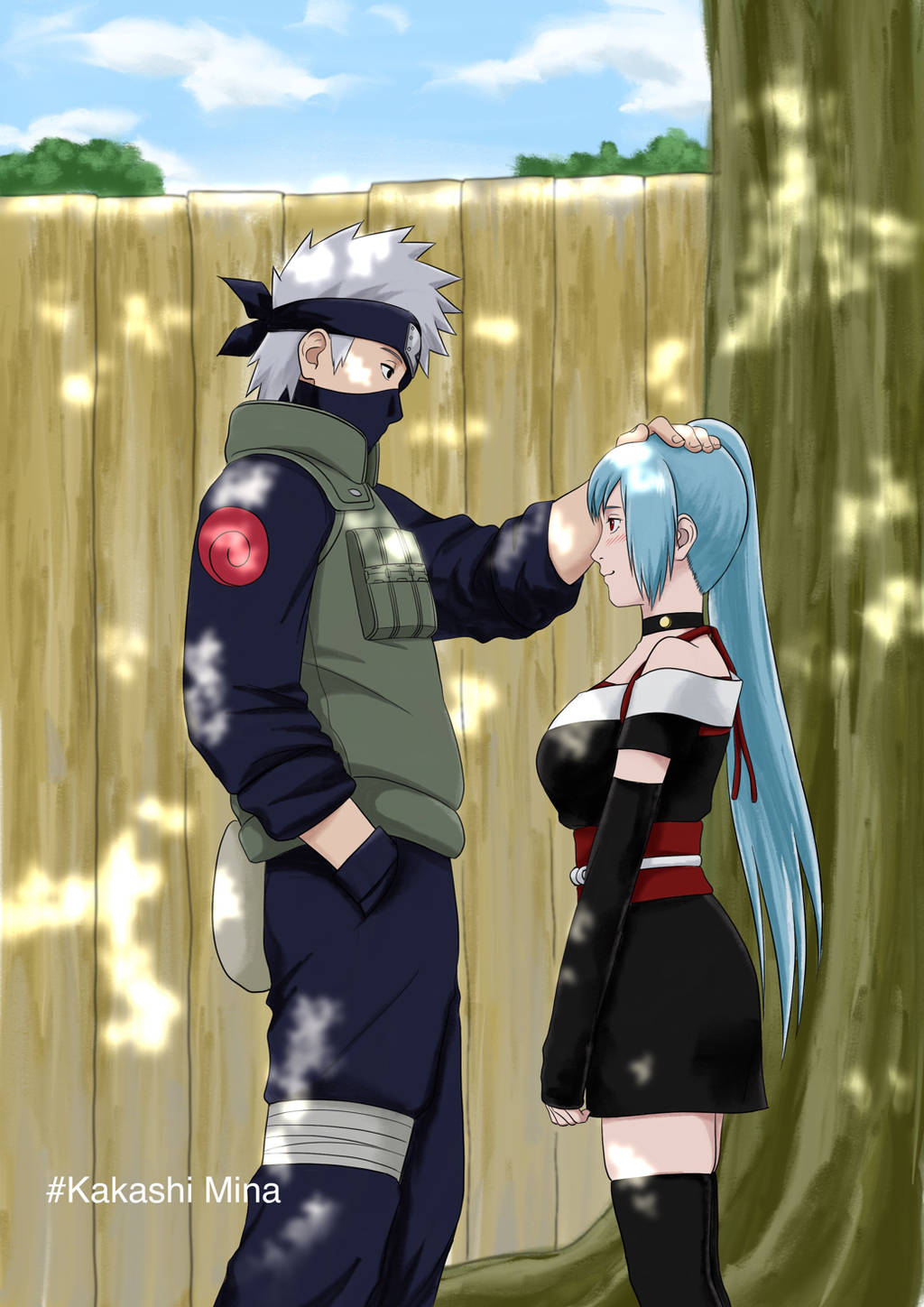 Kakashi x Mina from Naruto Series by Pungpp on DeviantArt