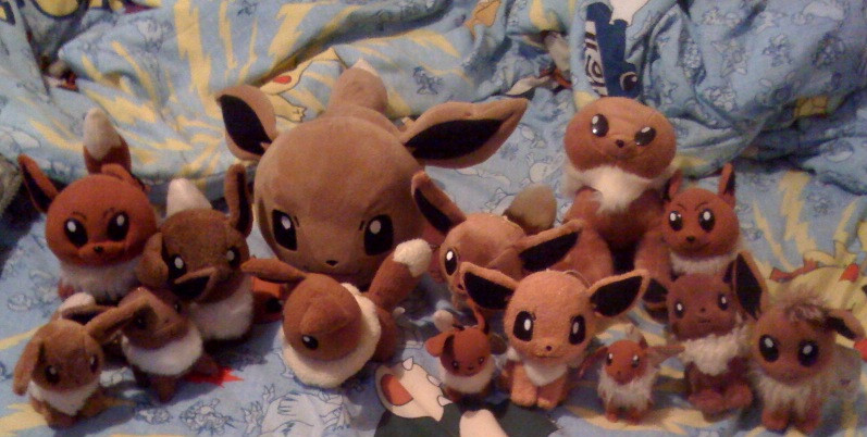 OMFG MORE EEVEE PLUSHES