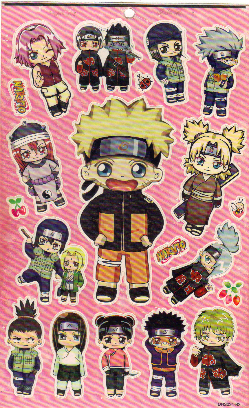 naruto stickers 1 by eevee kins on deviantart