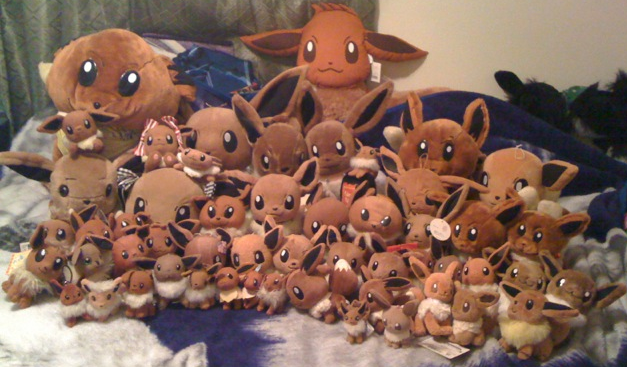 Eevee Plush Collection 2011 by Eevee Kins on DeviantArt