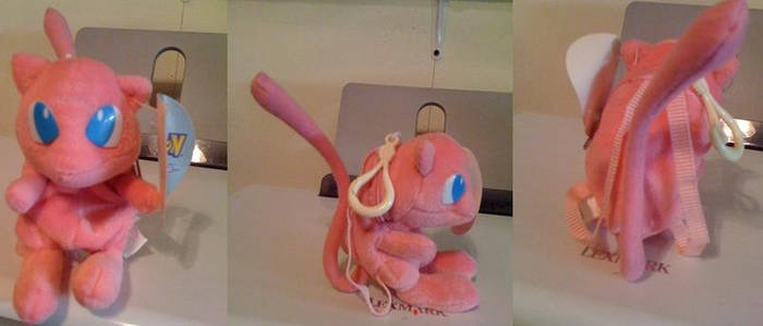 Mew Coin Purse Plush Keychain Rare