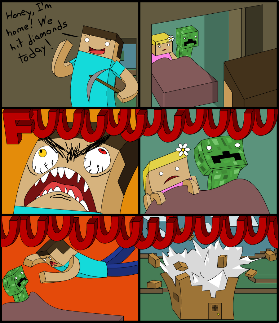 Minecraft Comic by LisaAndMonster
