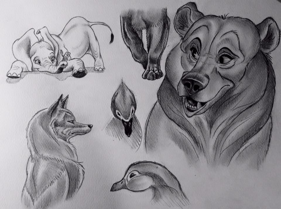 Sketches from the great Aaron Blaise by Aldifuoridime on DeviantArt Sketches from the great Aaron Blaise by Aldifuoridime on DeviantArt