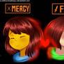 Frisk and  Chara