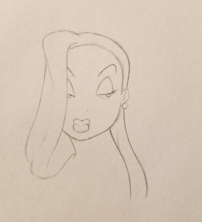 Jessica Rabbit Pencil Jessica Rabbit Sketch by BriannaBleach on DeviantArt