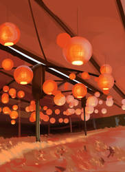 paper lanterns