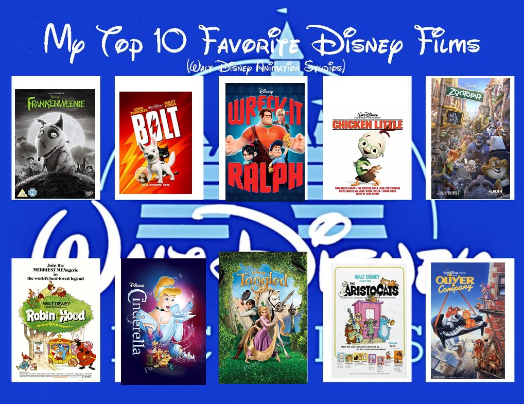 my top 10 favourite Walt Disney animation movies by Samracheltang88 on DeviantArt my top 10 favourite Walt Disney animation movies by Samracheltang88 on DeviantArt
