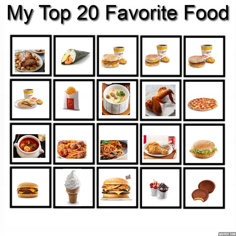 My Top 20 Favourite Food By Samracheltang88 On DeviantArt my-top-20-favourite-food-by-samracheltang88-on-deviantart