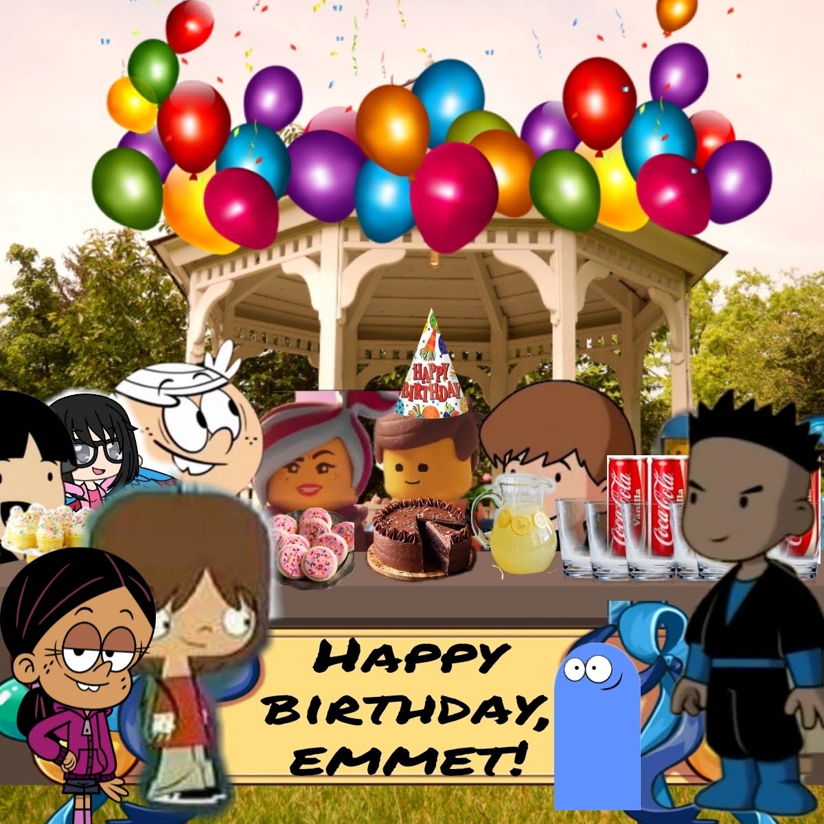 Emmet's birthday party by Samracheltang88 on DeviantArt Emmet's birthday party by Samracheltang88 on DeviantArt