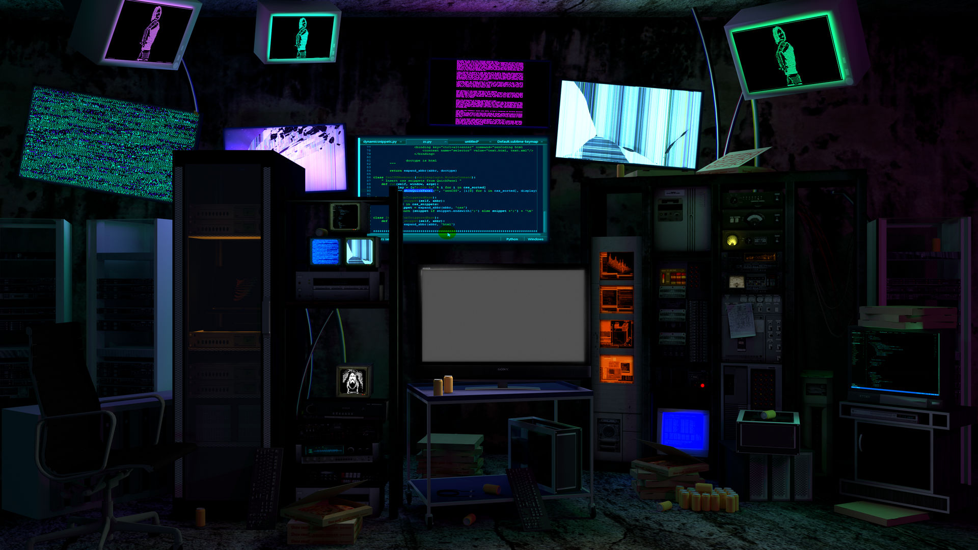Hacker room by DJDokRuss on DeviantArt