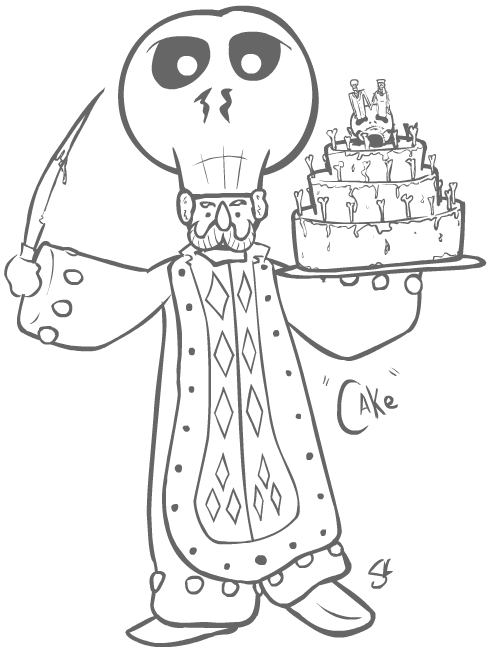 Happy Cake Man by senor-sausage