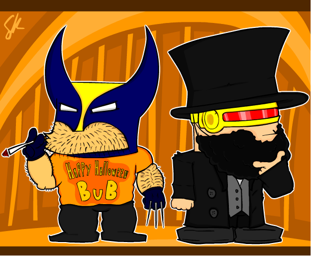 X-Men Halloween by senor-sausage