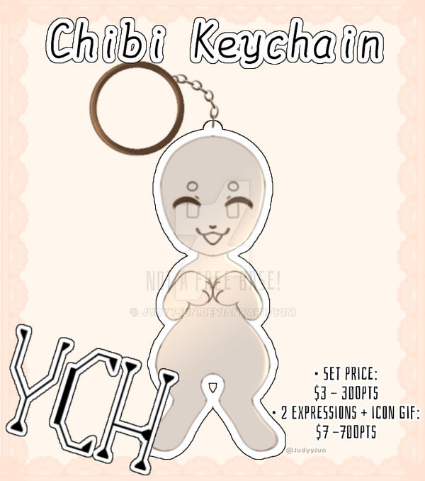 Conneted Keychains Ych Chibi Keychain | YCH by JudyyJun on DeviantArt