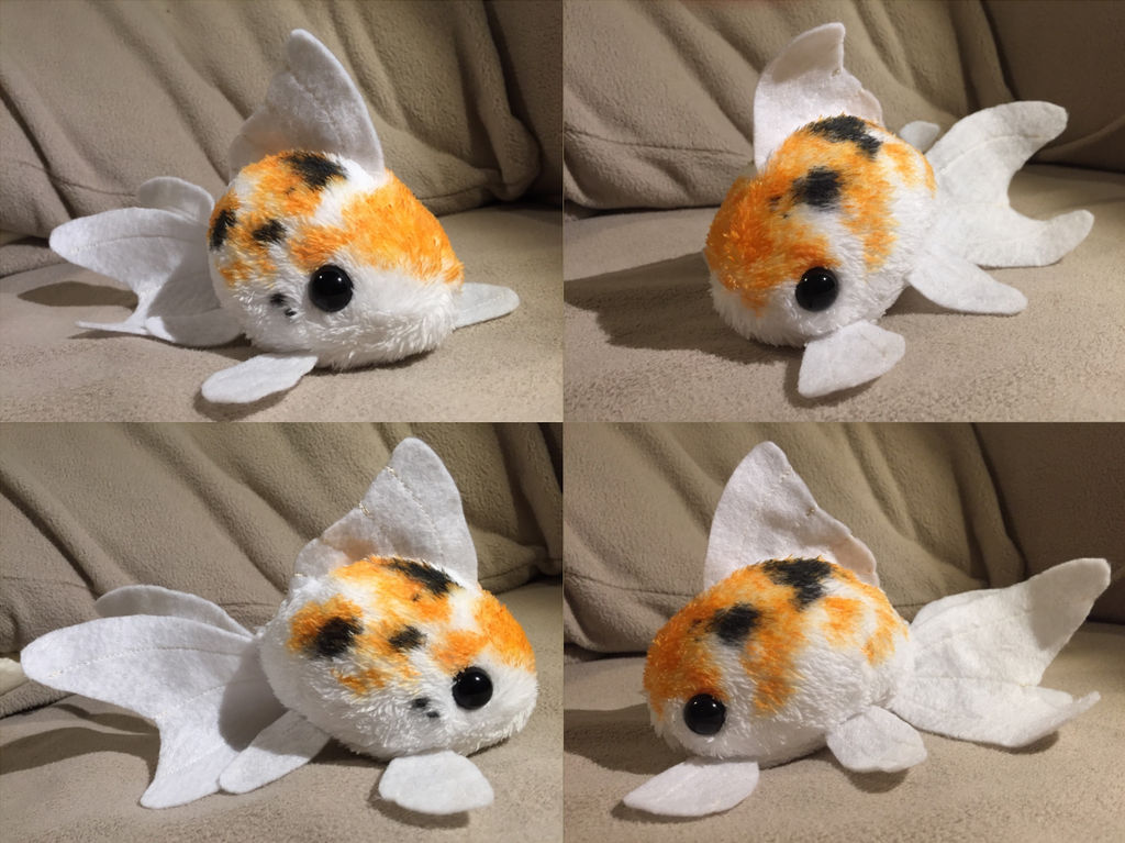 Goldfish Plushie by InkxInk on DeviantArt