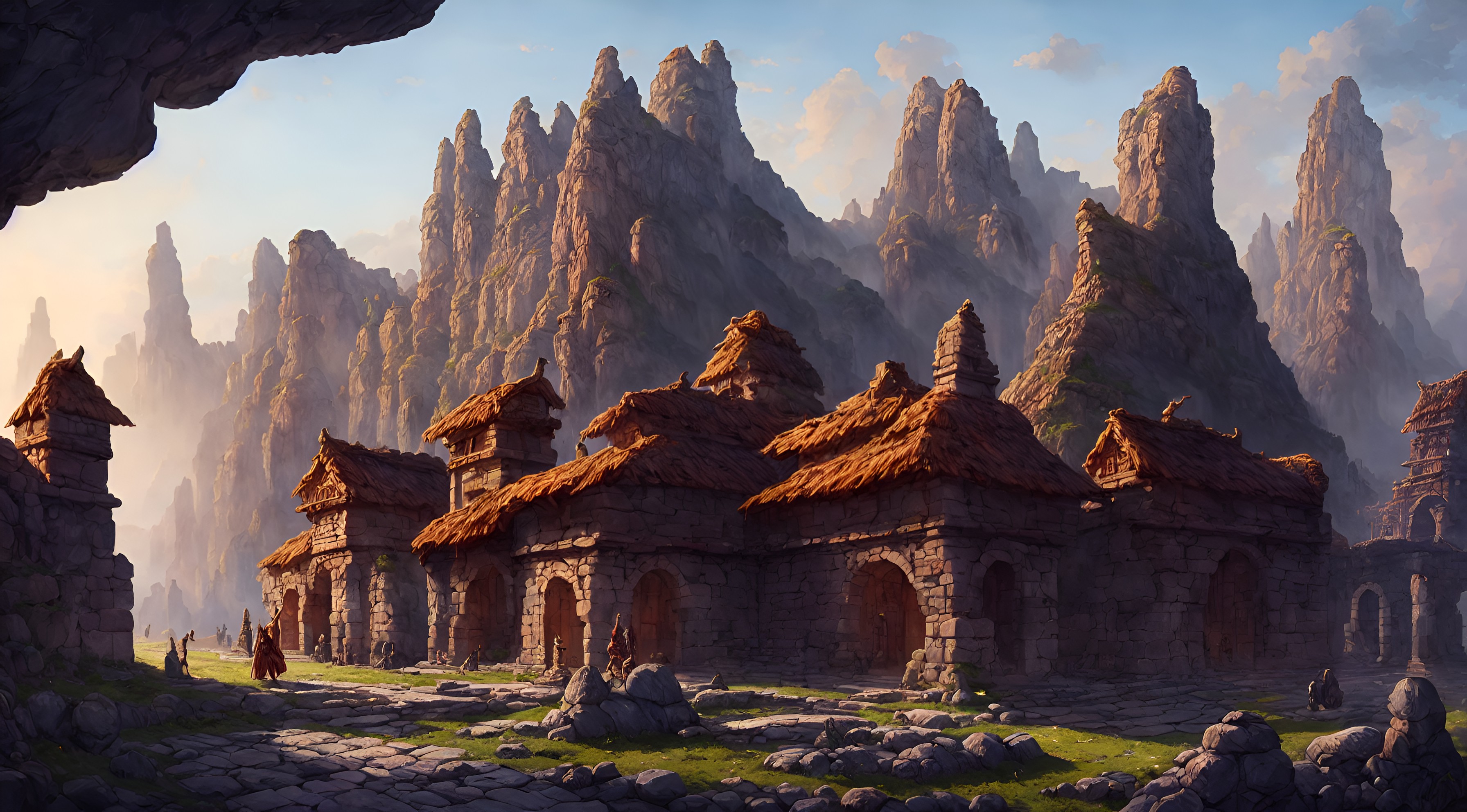 Ancient Evolution Deviantart Ancient village by thomazdias32 on DeviantArt