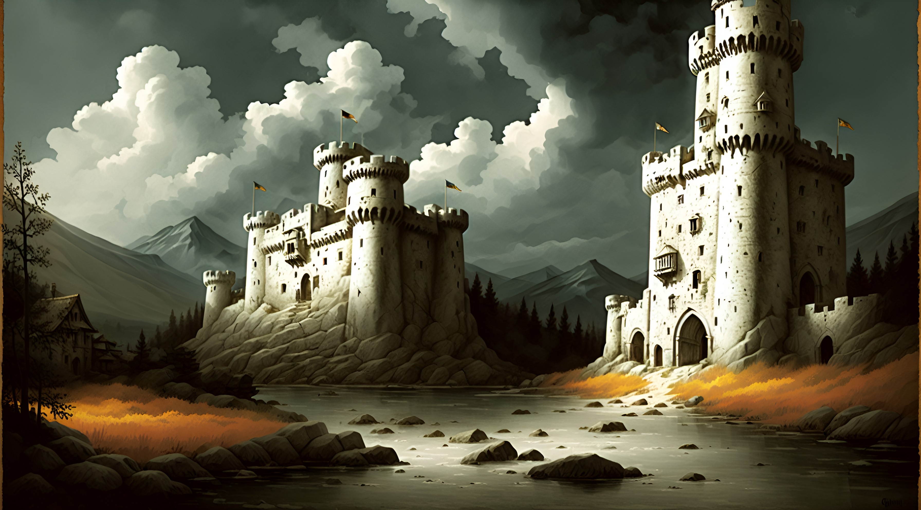 castles by thomazdias32 on DeviantArt
