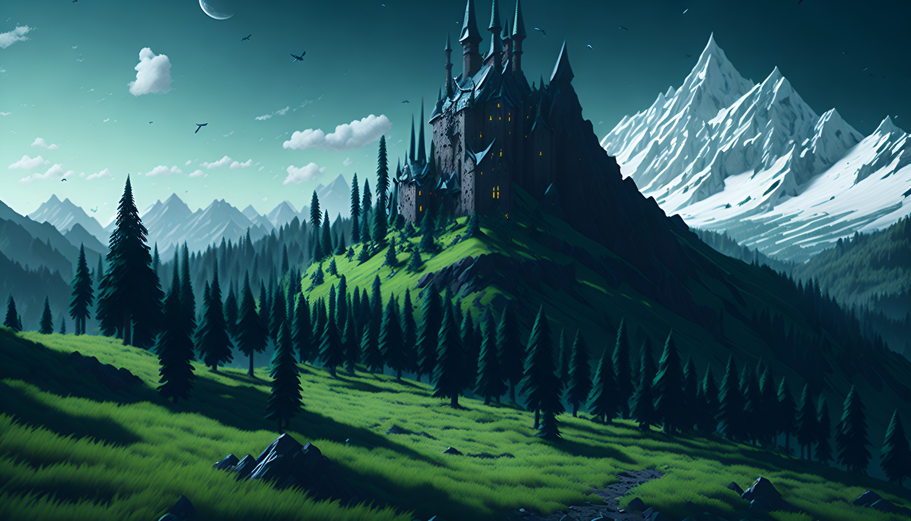 Castle by thomazdias32 on DeviantArt