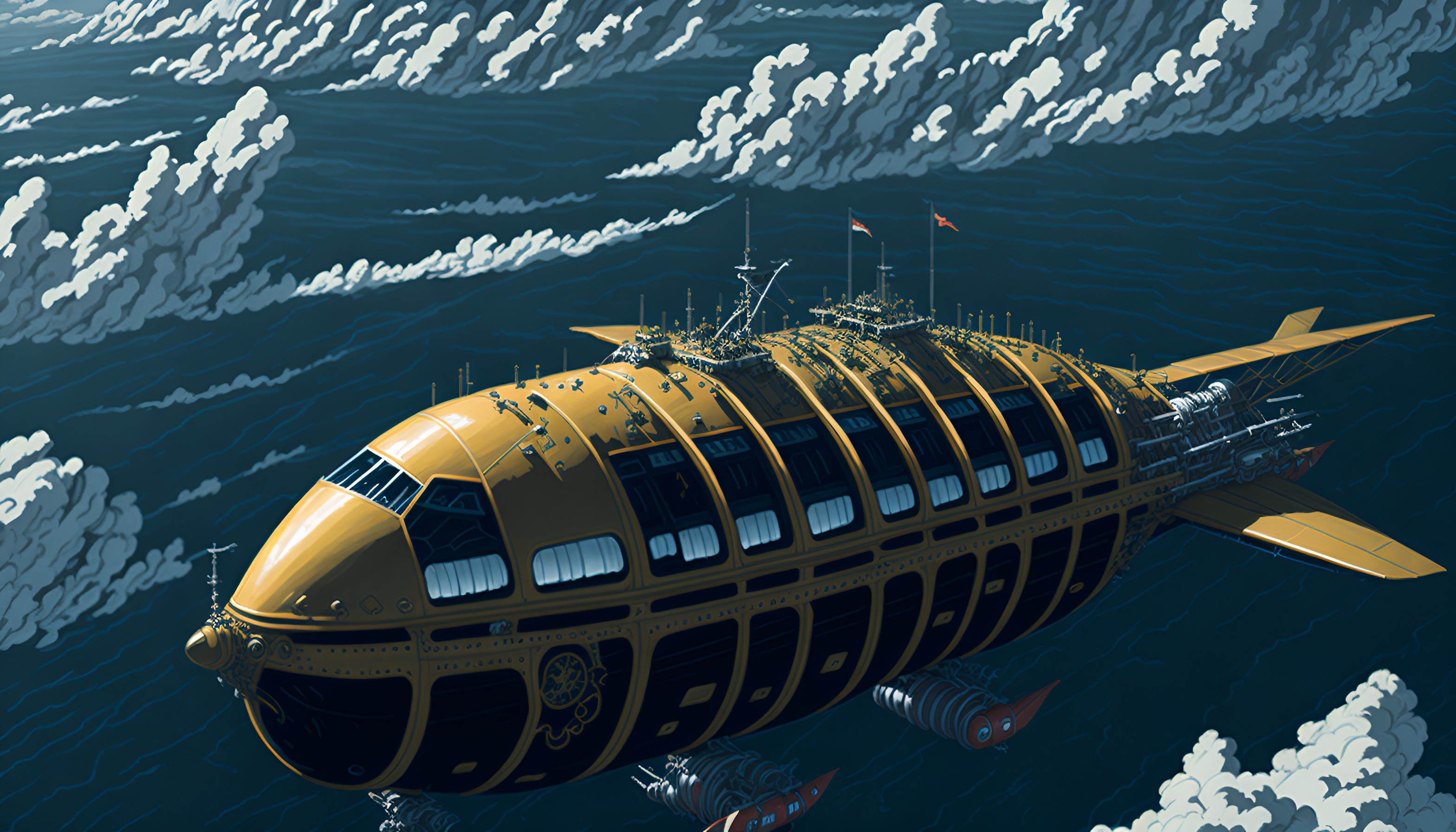 Airship by thomazdias32 on DeviantArt