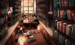 Library love by Lumedin