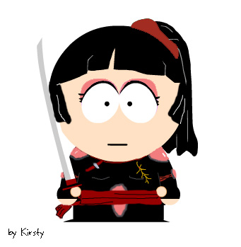 Sango's gone to South Park