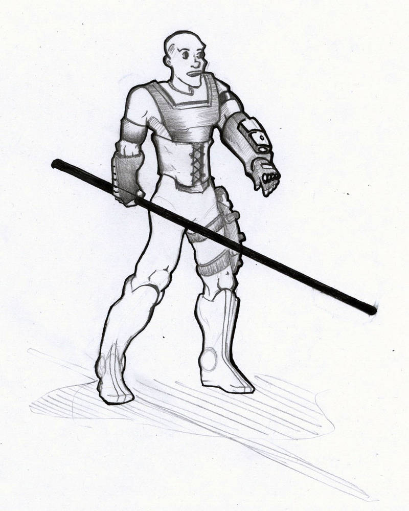 Staff fighter by bprogers76 on DeviantArt