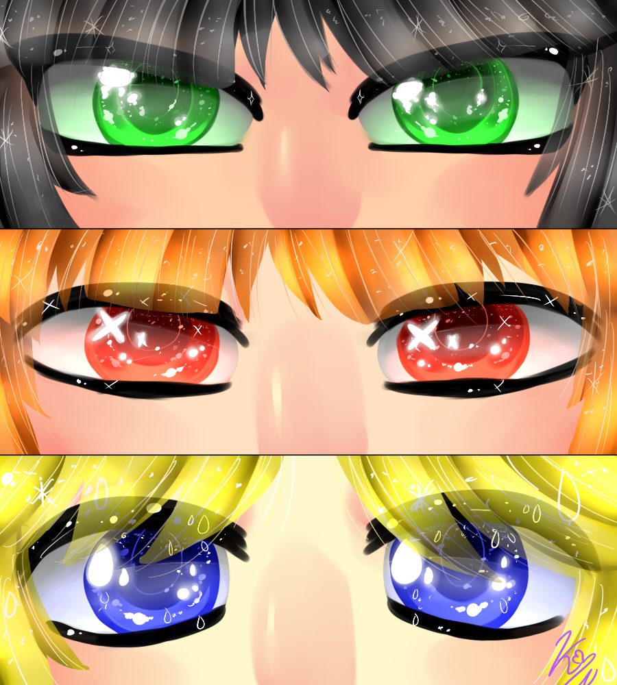 RRB Villains Eyes!~ by KawaiiLoveAnime on DeviantArt