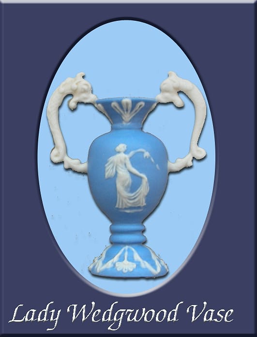 Wedgwood Lady - Miniature Vase